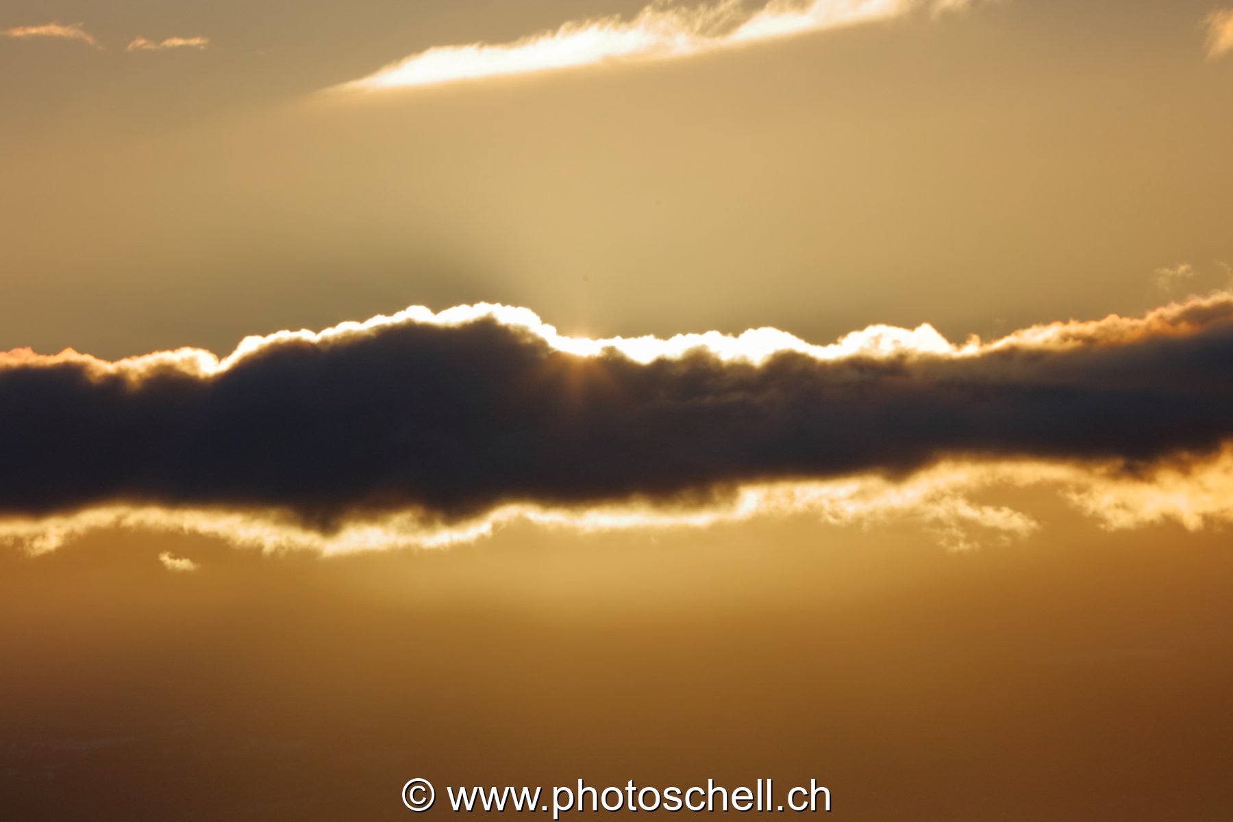 Soleil caché par un nuage