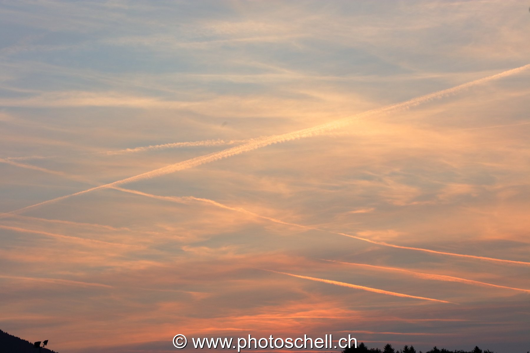 Coucher de soleil lors de la Gordon Benett