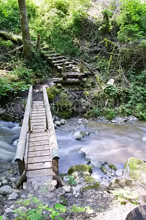 Passerelle sur le Gérignoz...