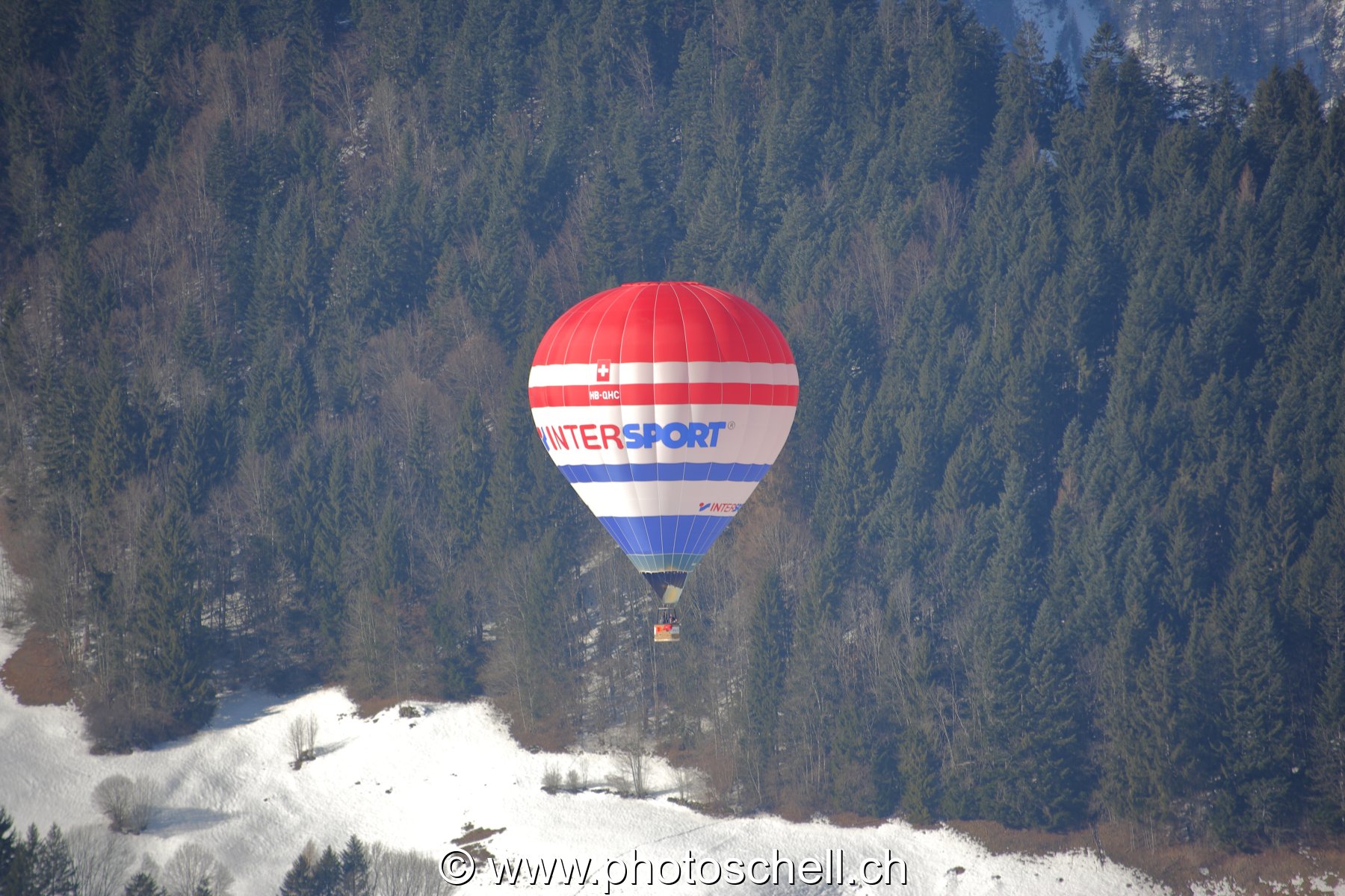 Montgolfières dans le ciel