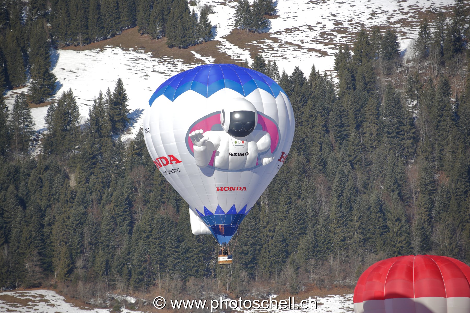 Montgolfières dans le ciel