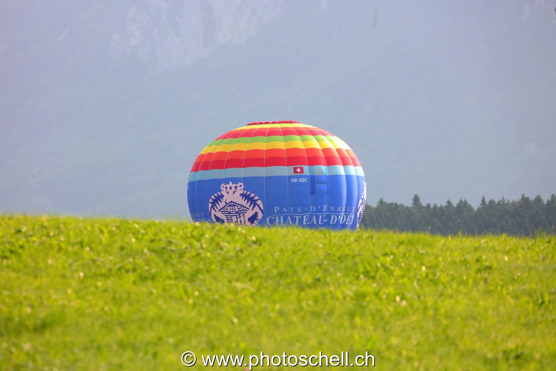 Mongolfière masquée