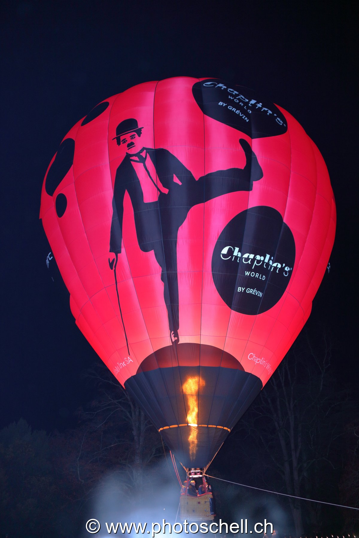Mongolfière Charlie Chaplin