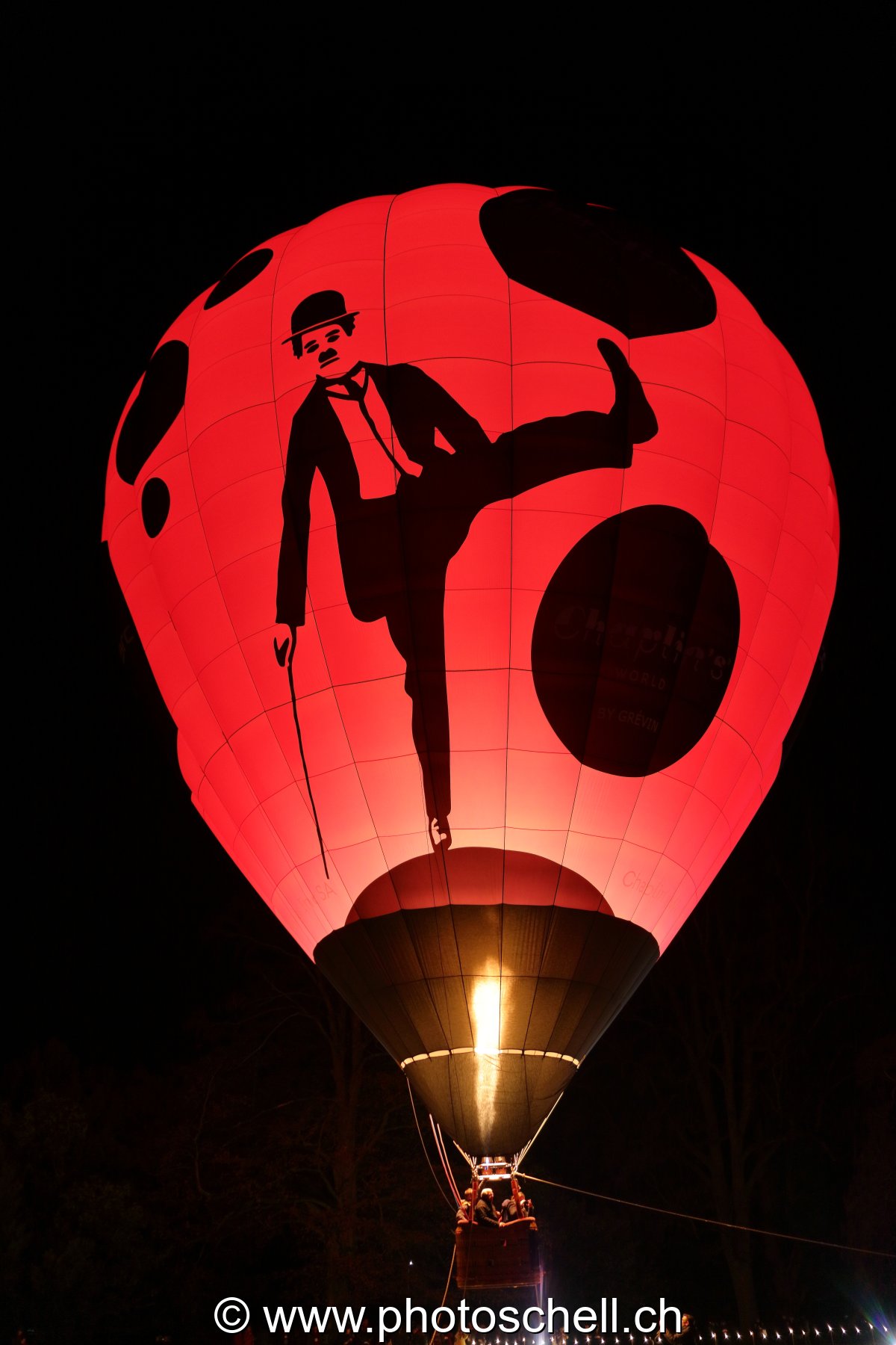 Mongolfière Charlie Chaplin