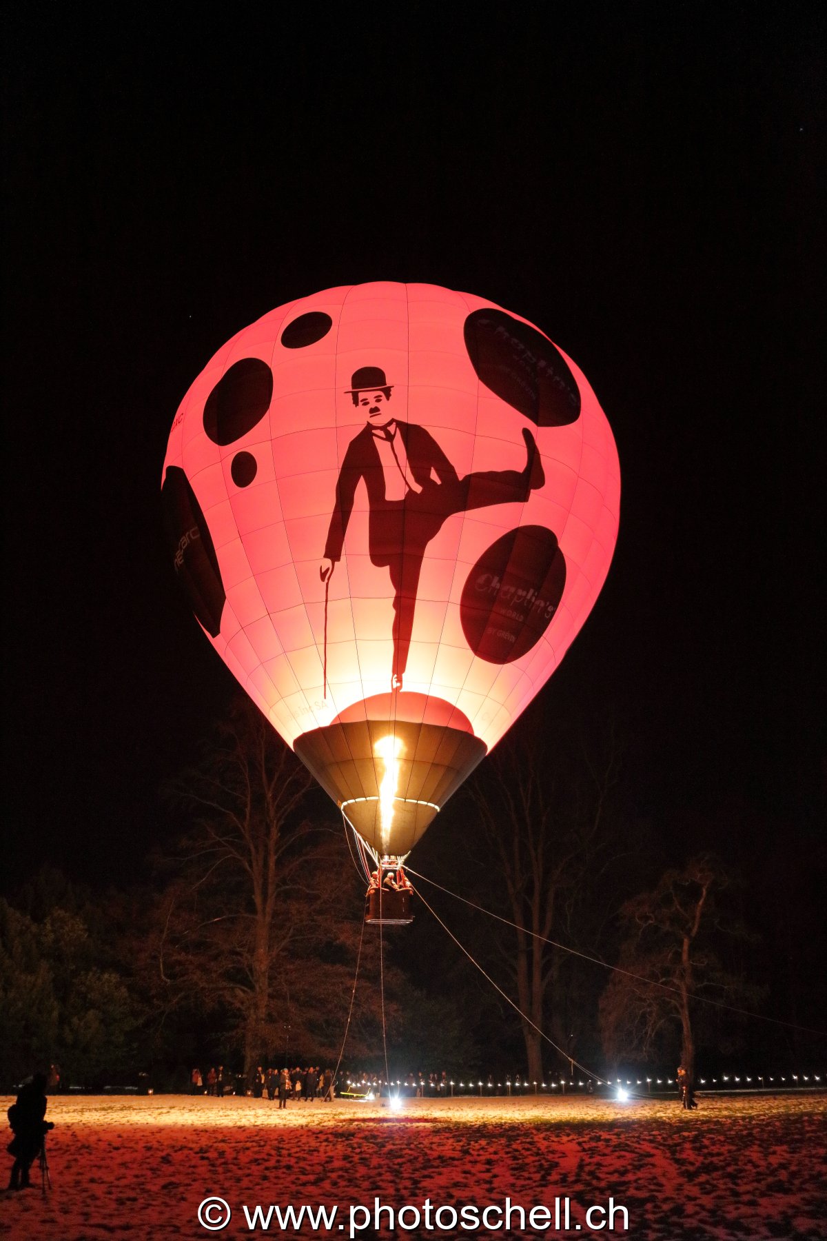 Mongolfière Charlie Chaplin