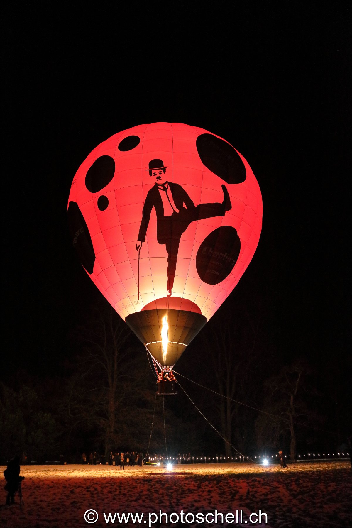 Mongolfière Charlie Chaplin