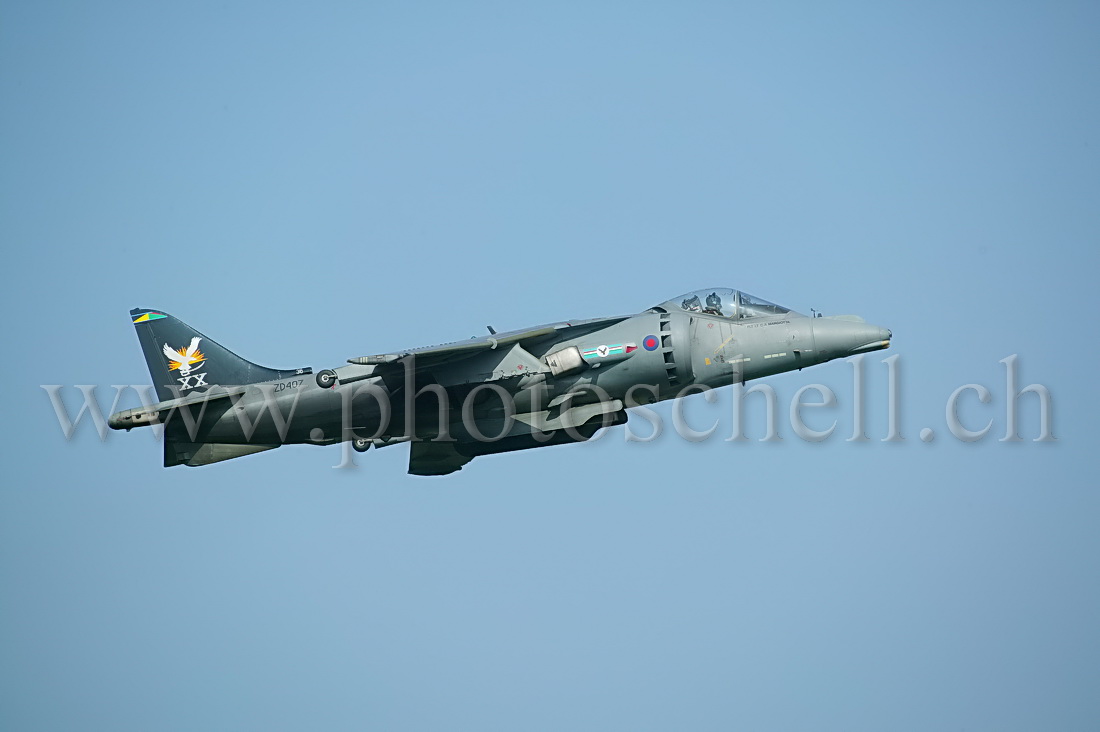 Harrier GR7 en vol