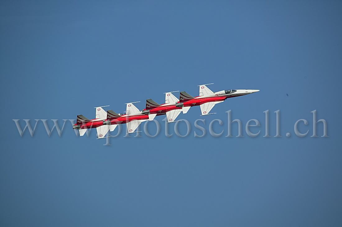 Patrouille Suisse en alignement