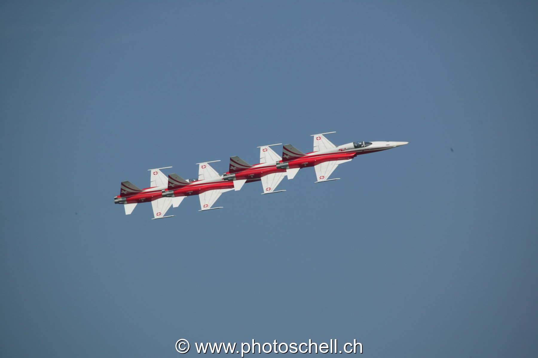 Patrouille Suisse en alignement