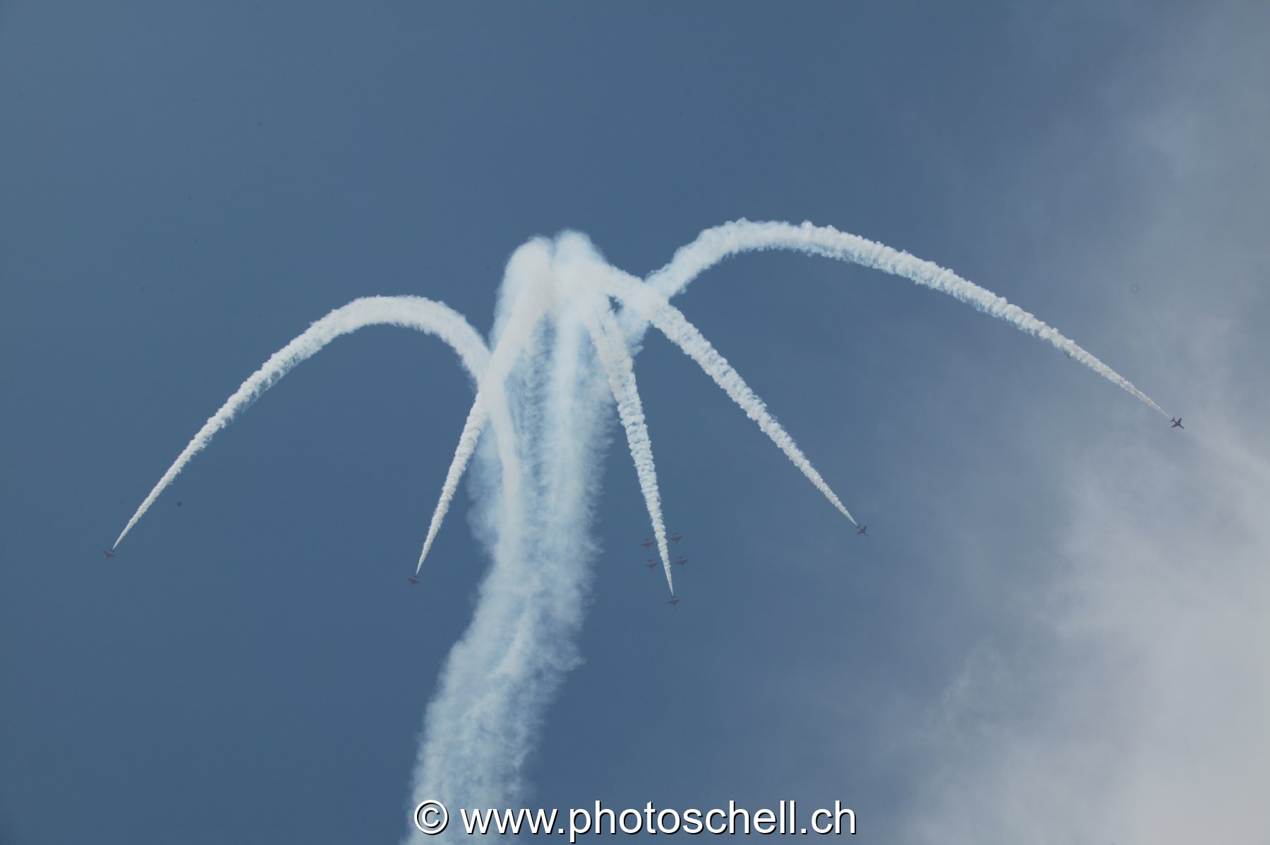 Red Arrows éclatement