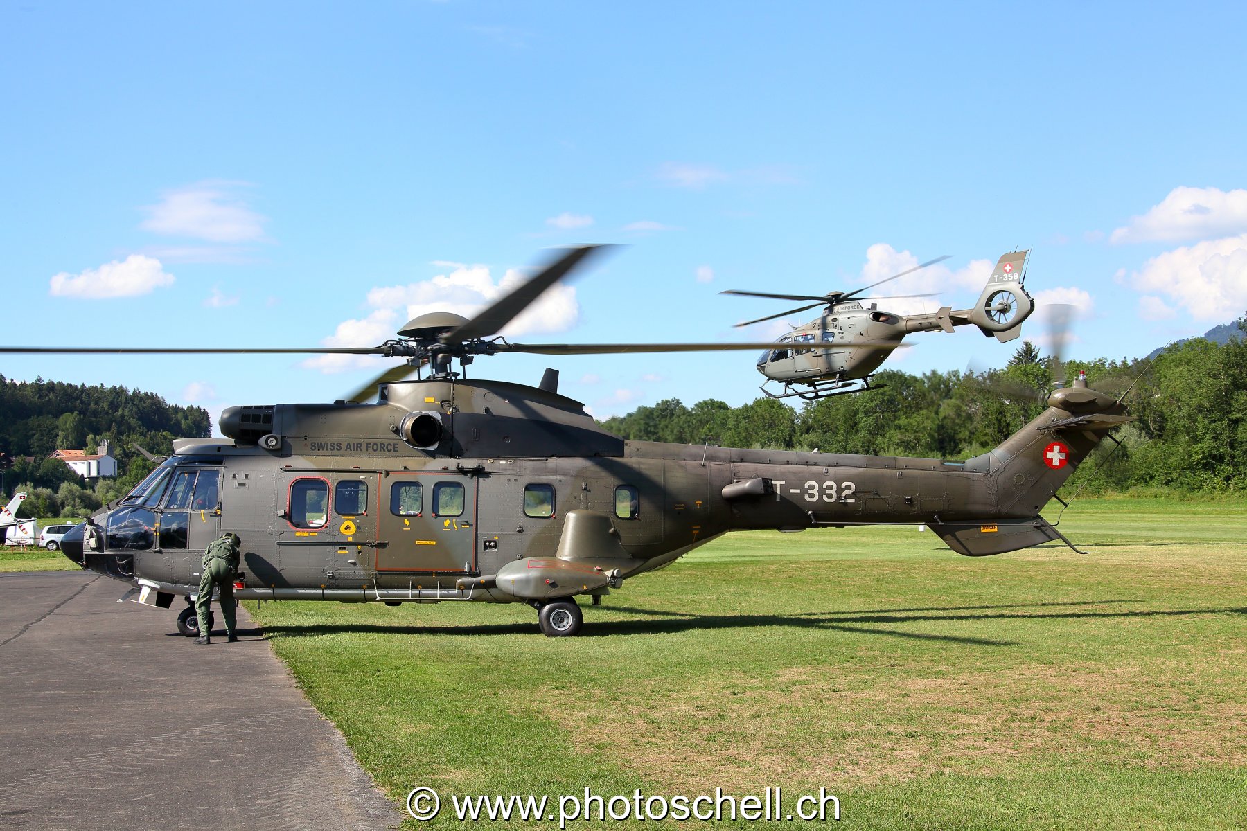Journée Portes ouvertes à l'aérodrome : Puma de l'armée suisse