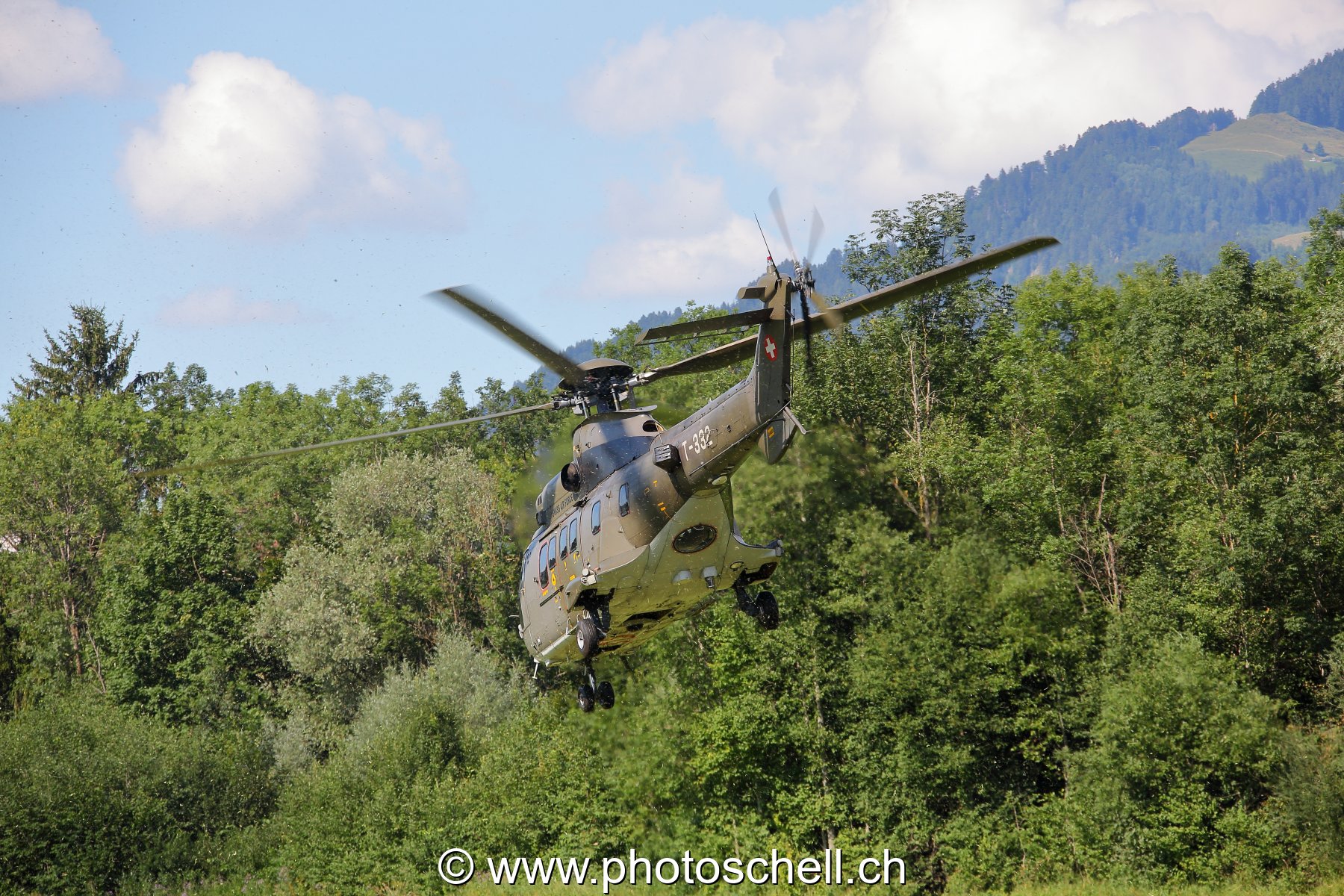 Journée Portes ouvertes à l'aérodrome : Puma de l'armée suisse