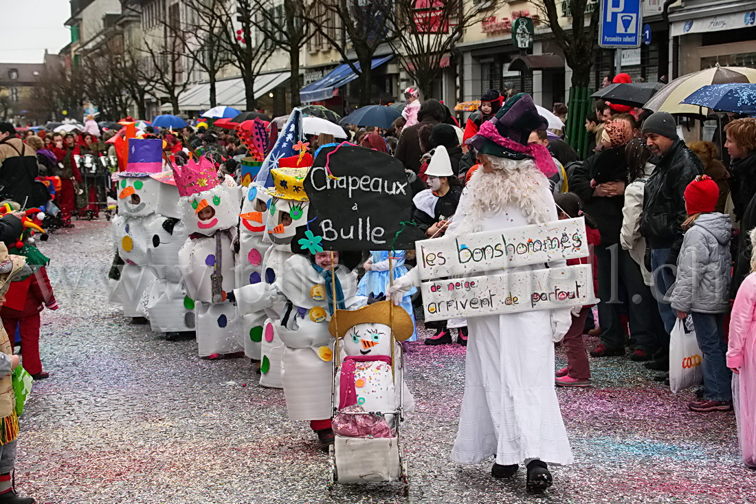 Le passage des bonhommes de neige