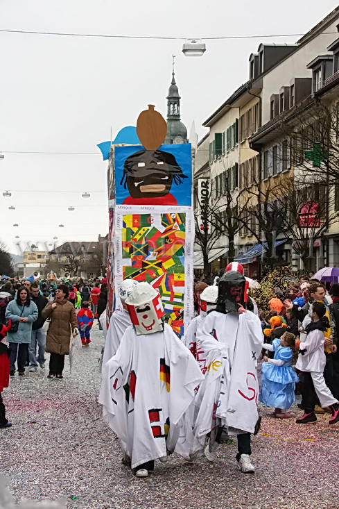 Le bonhomme hiver dans la Grand'rue