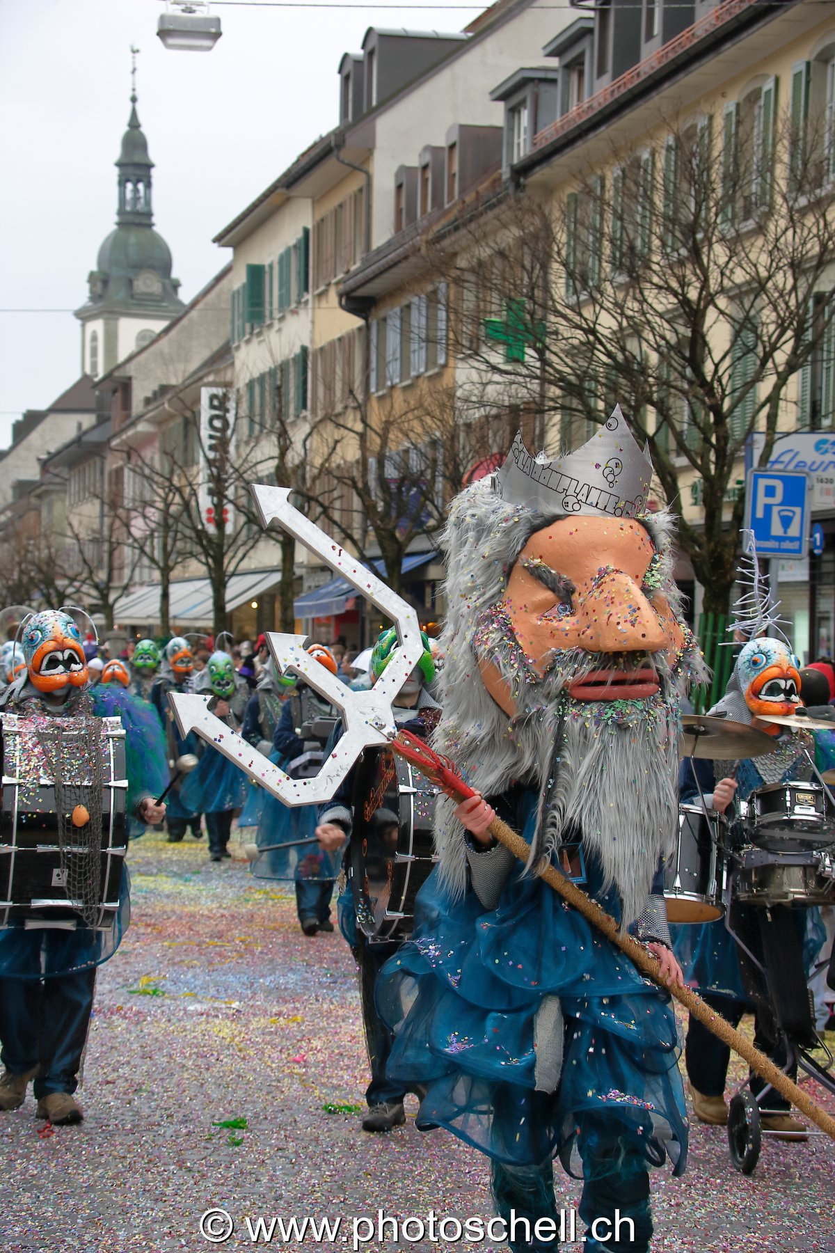 Neptune dans la rue
