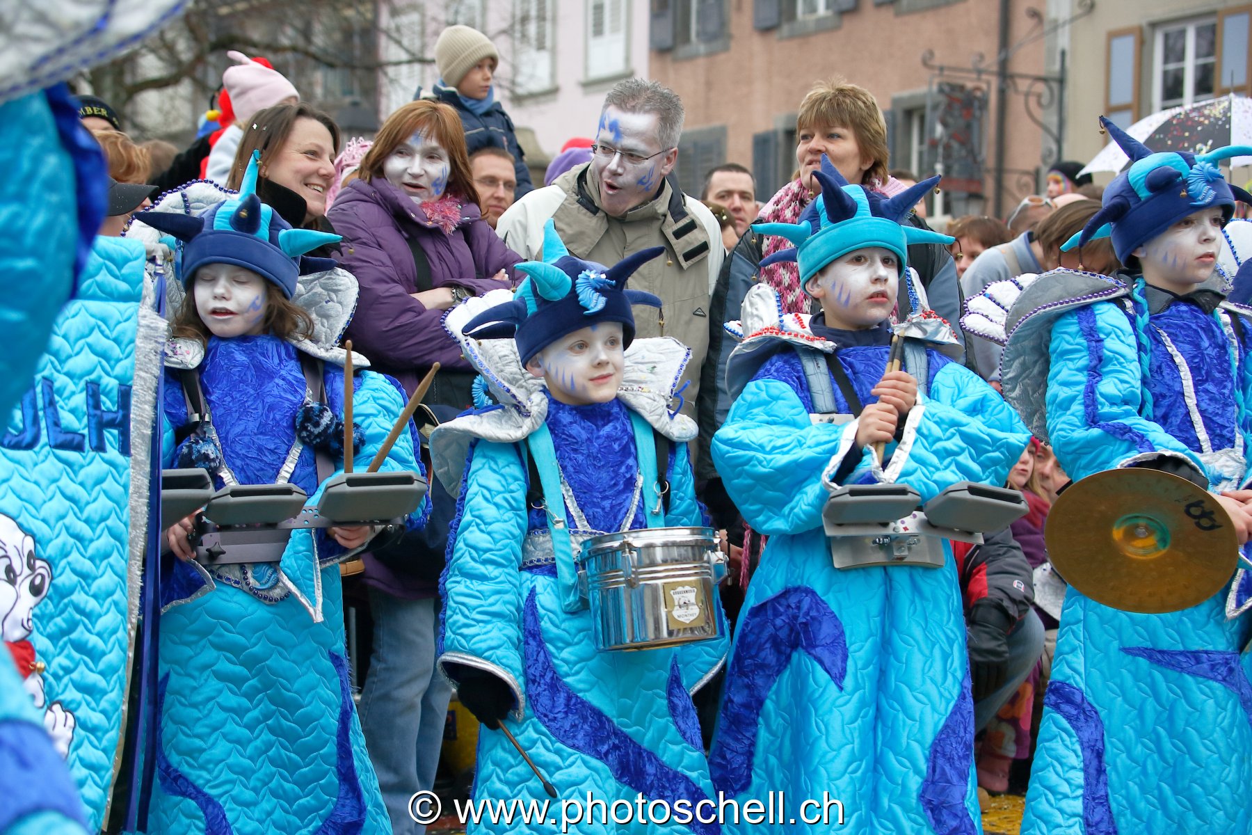 Petits bleus musiciens