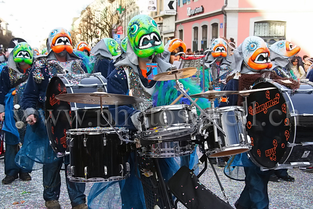 Comme des poissons au carnaval de Bulle...