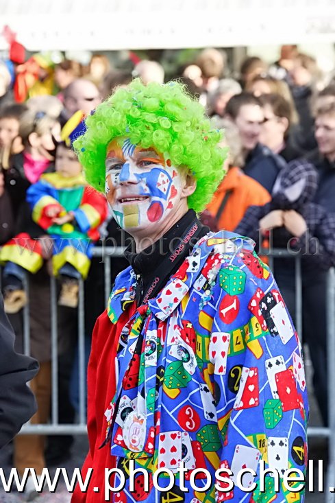 Clown bariolé