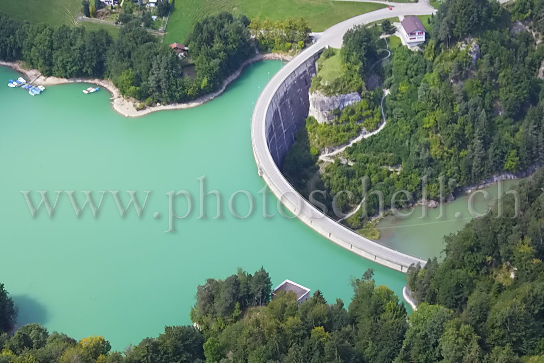 Le barrage de Rossens