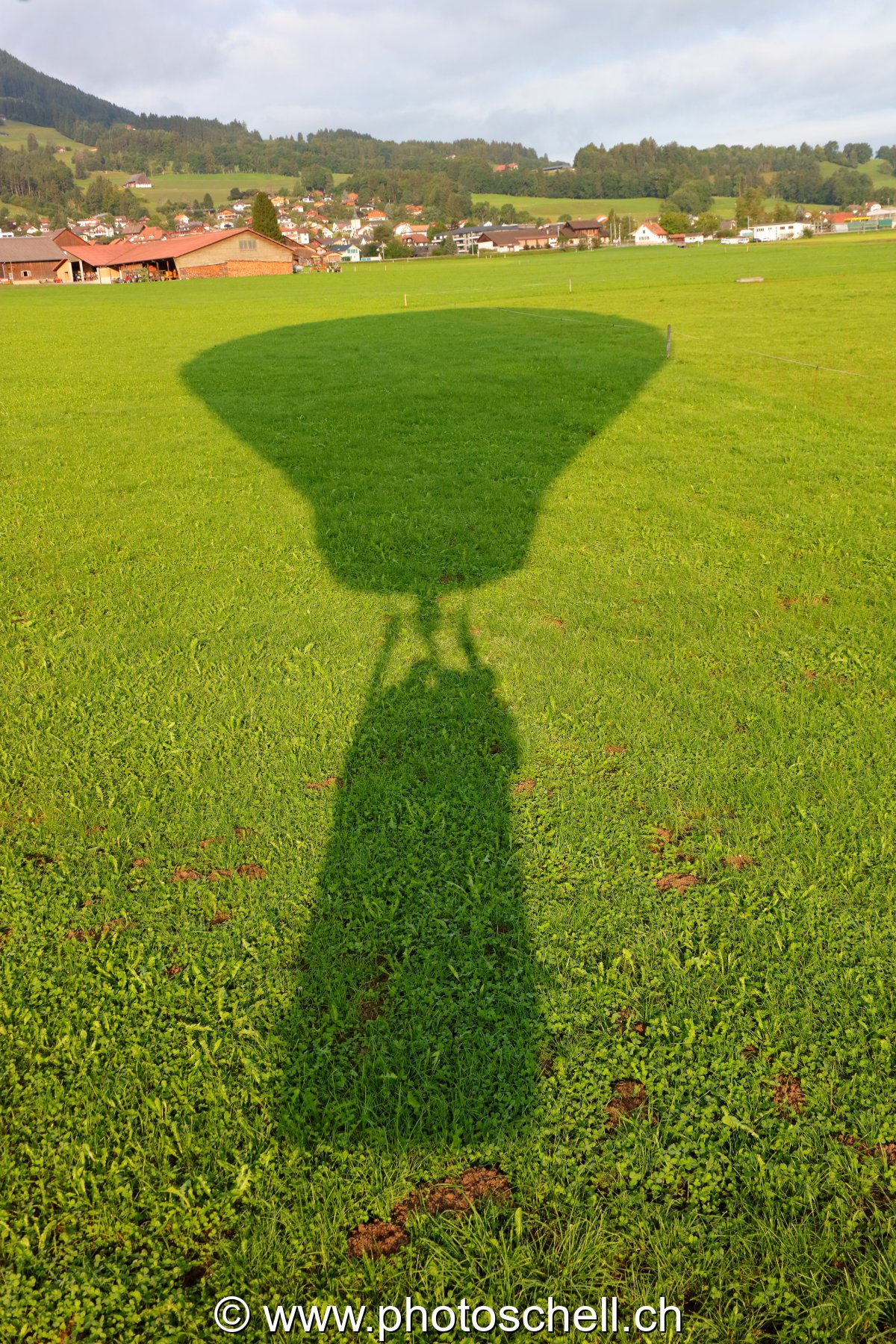 Ombre de la mongolfière