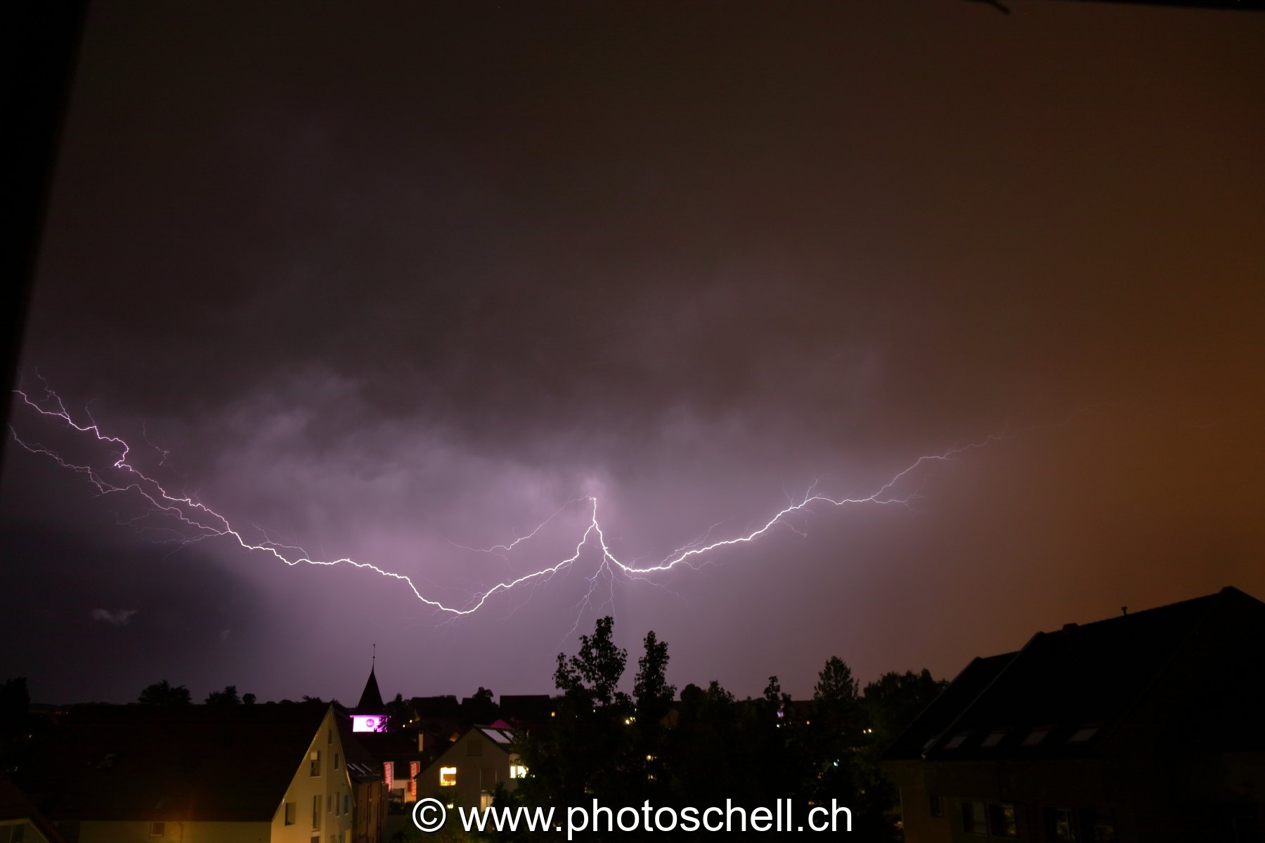 Orage à Penthaz