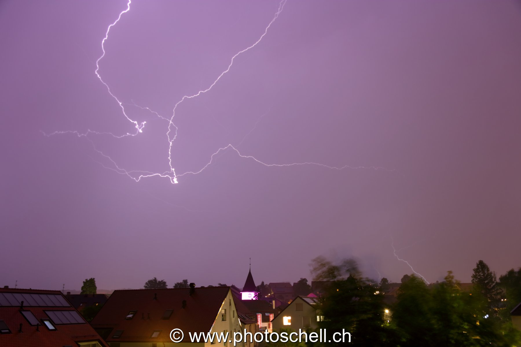 Orage à Penthaz