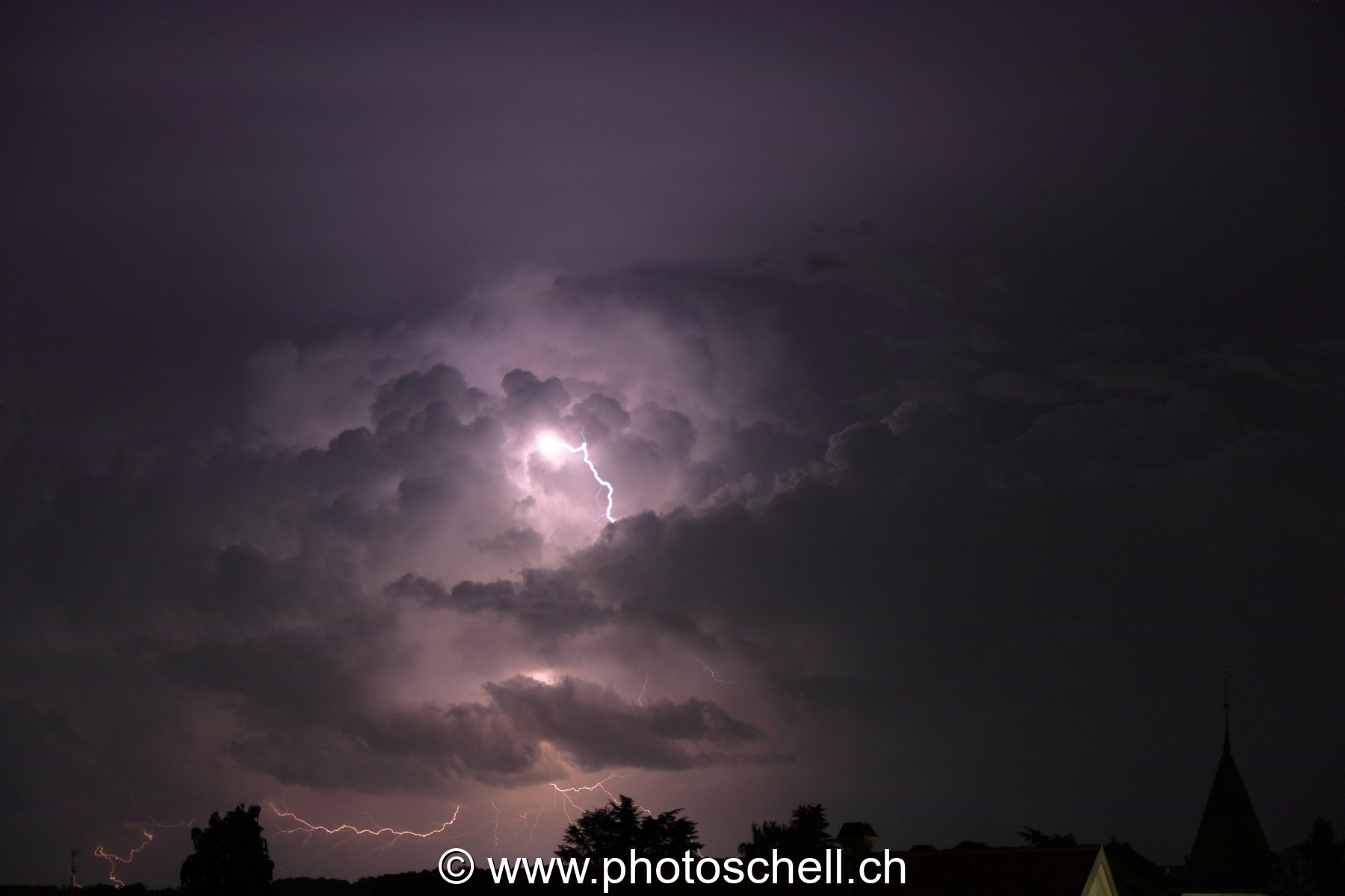 Orage à Penthaz