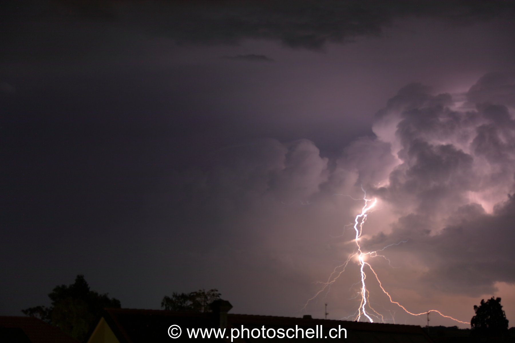 Orage à Penthaz