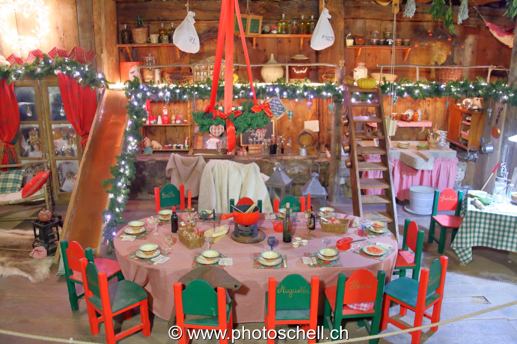 Dans la maison du père Noël