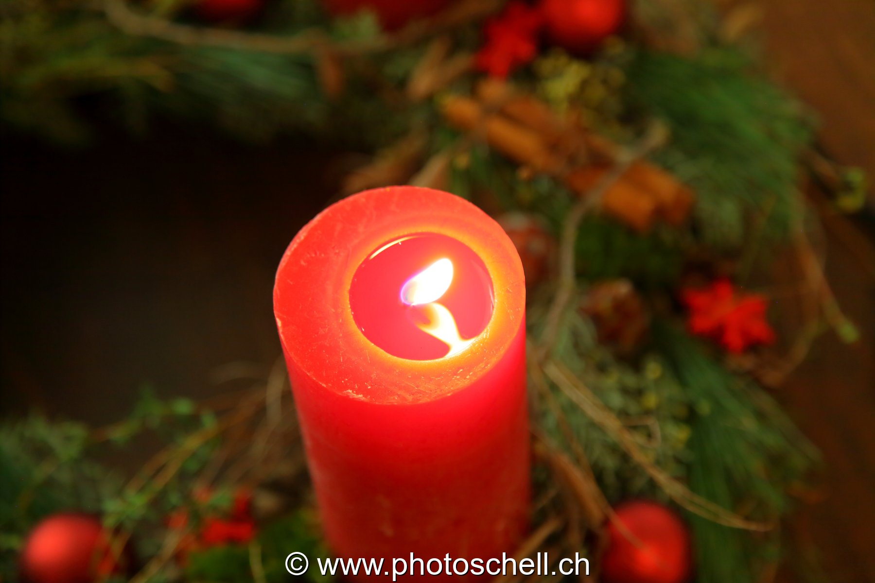 Bougie de Noël