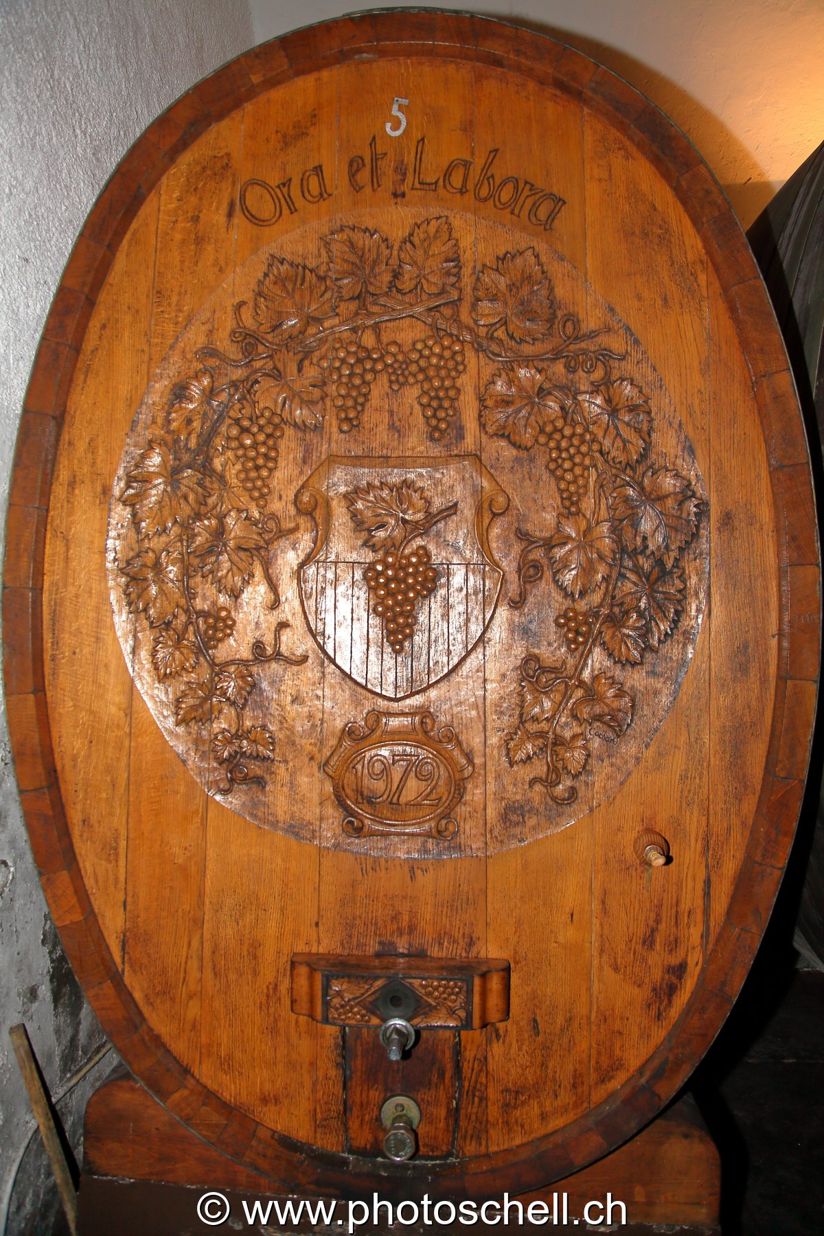 Anciennes barrique de vin