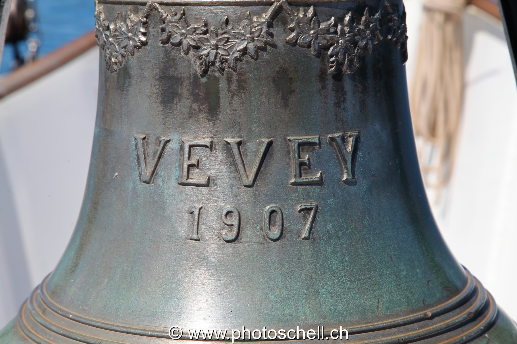 Cloche du bateau à Vapeur Vevey