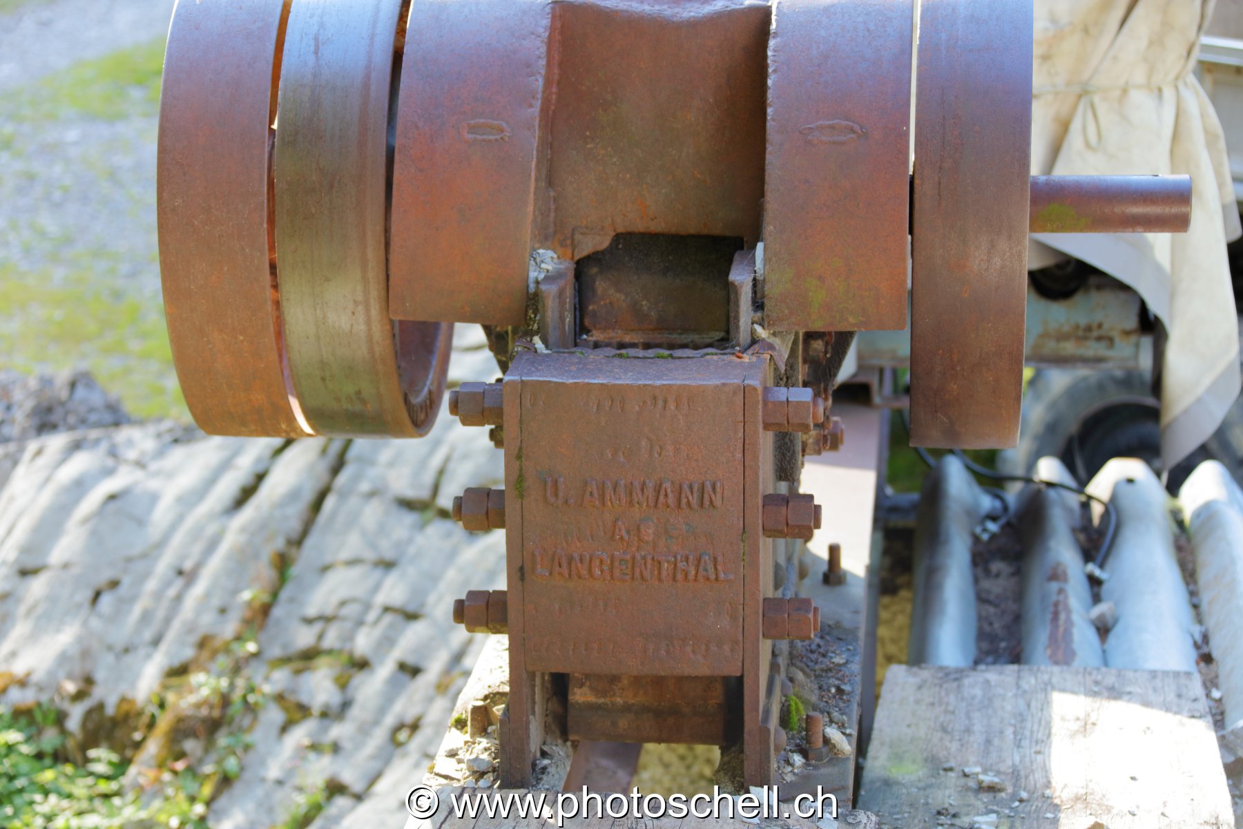 Ancien téléphérique pour monter les victuailles au refuge des Gastlosen