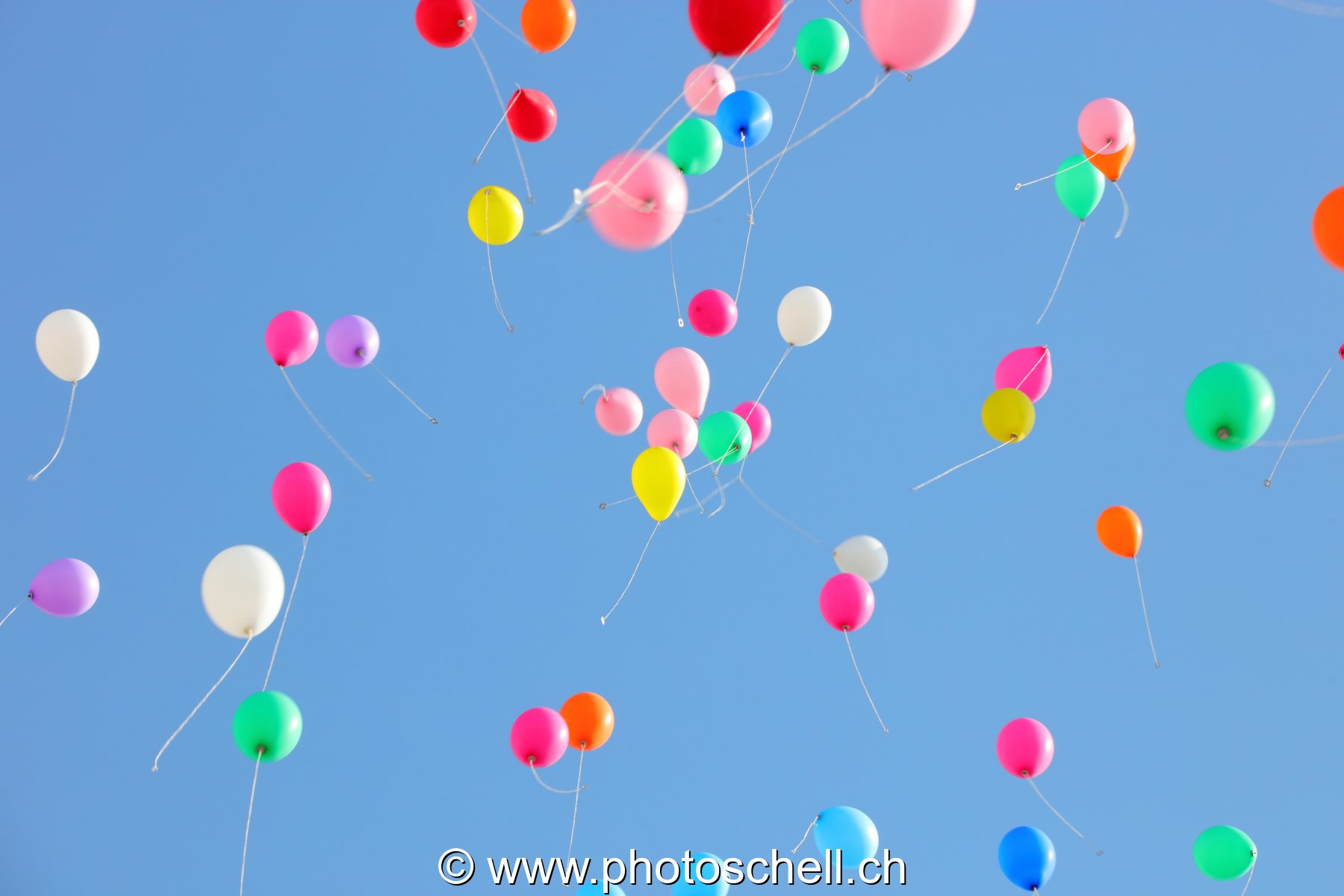Ballons dans le ciel