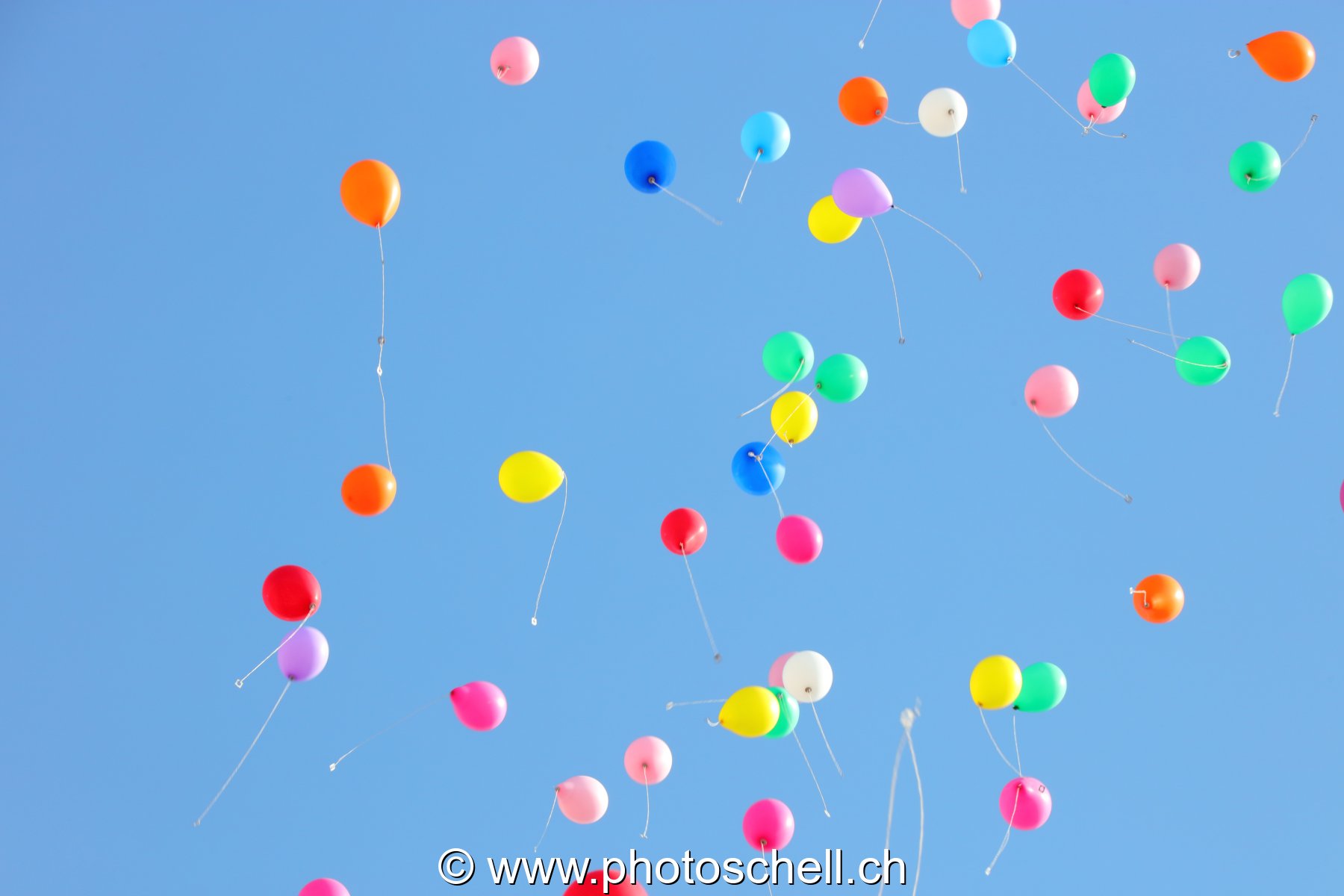 Ballons dans le ciel