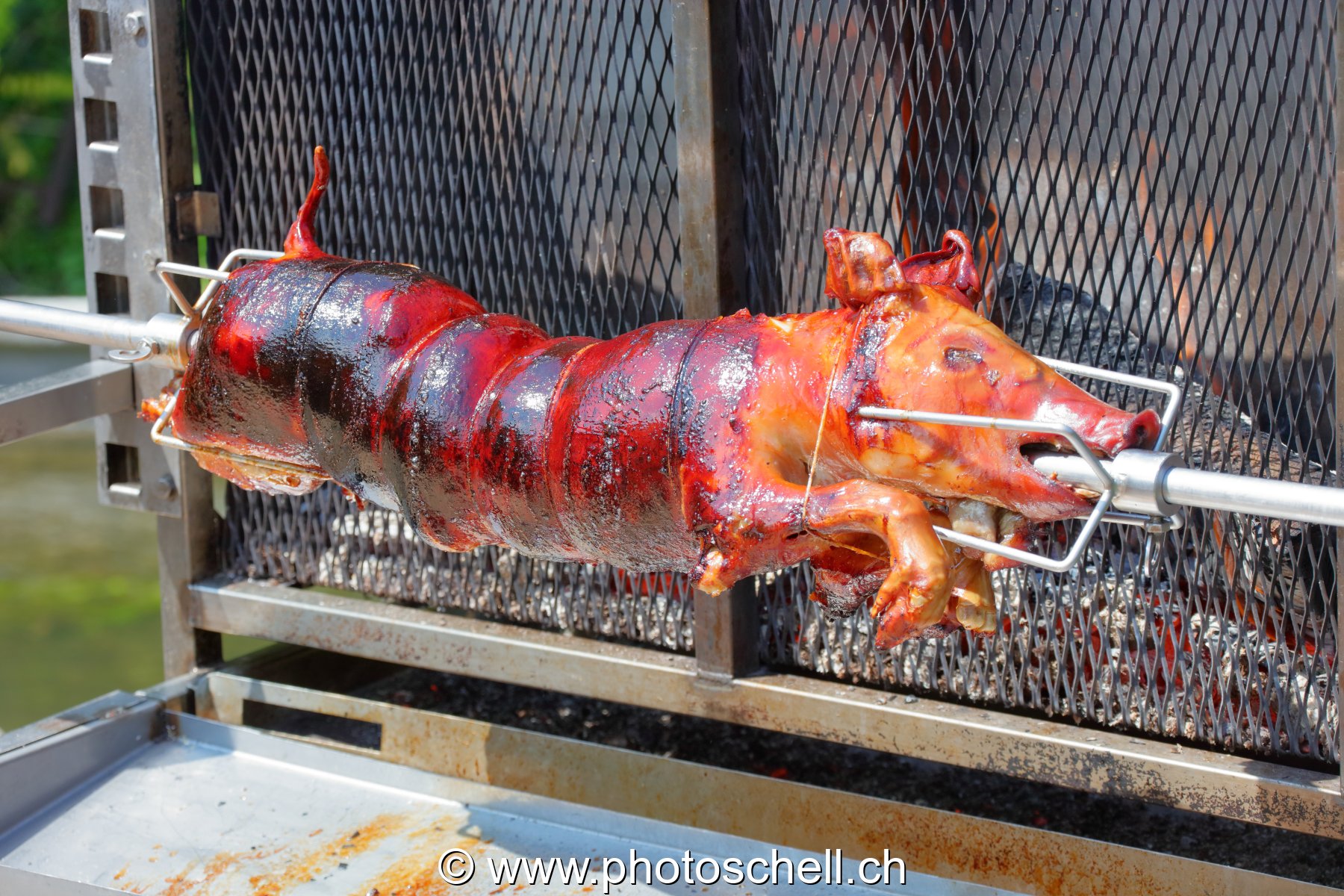 Cochon à la broche