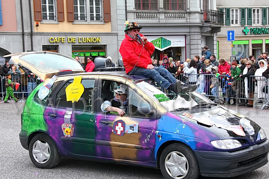 La voiture d'animation