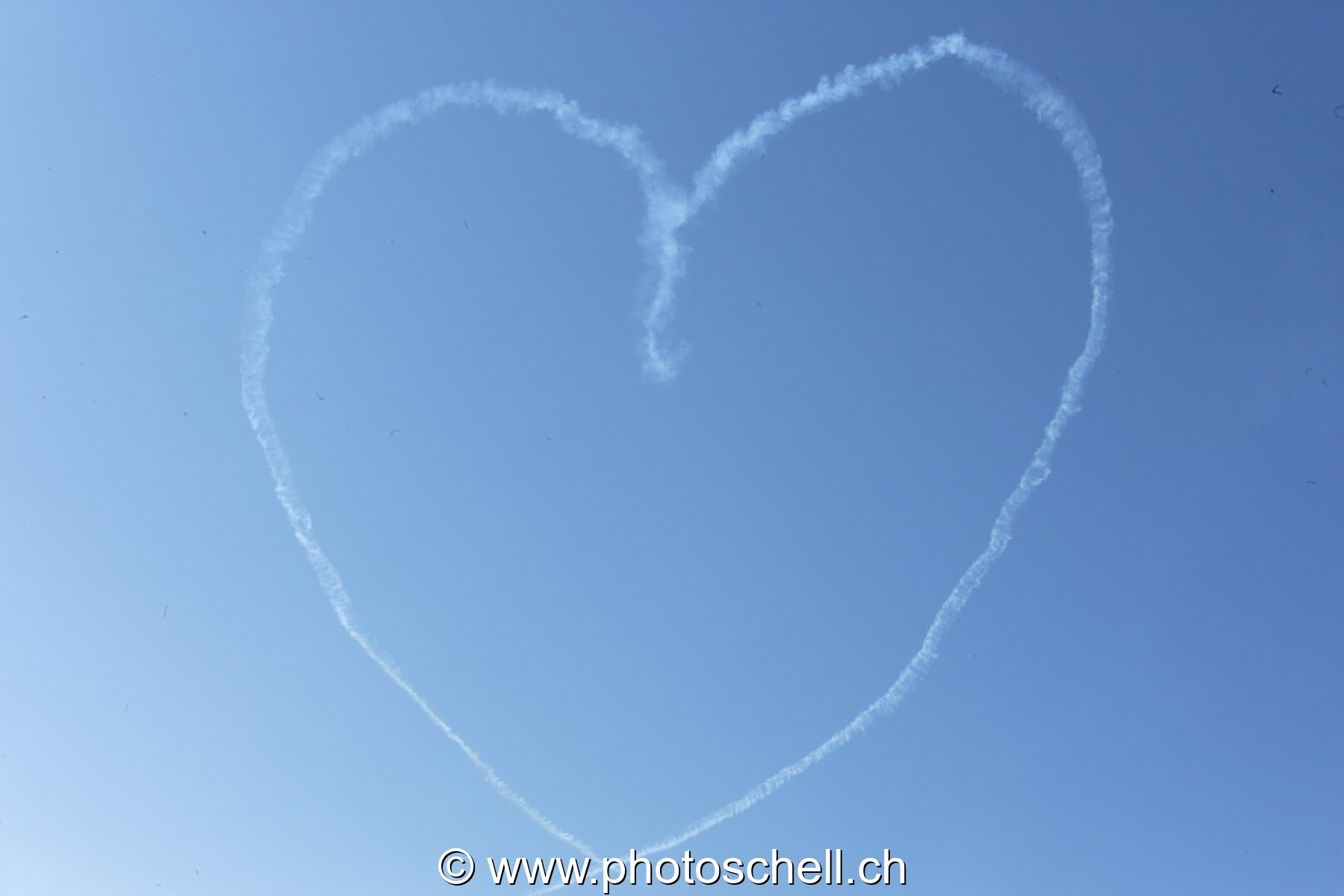 Coeur dans le ciel pendant Air 14