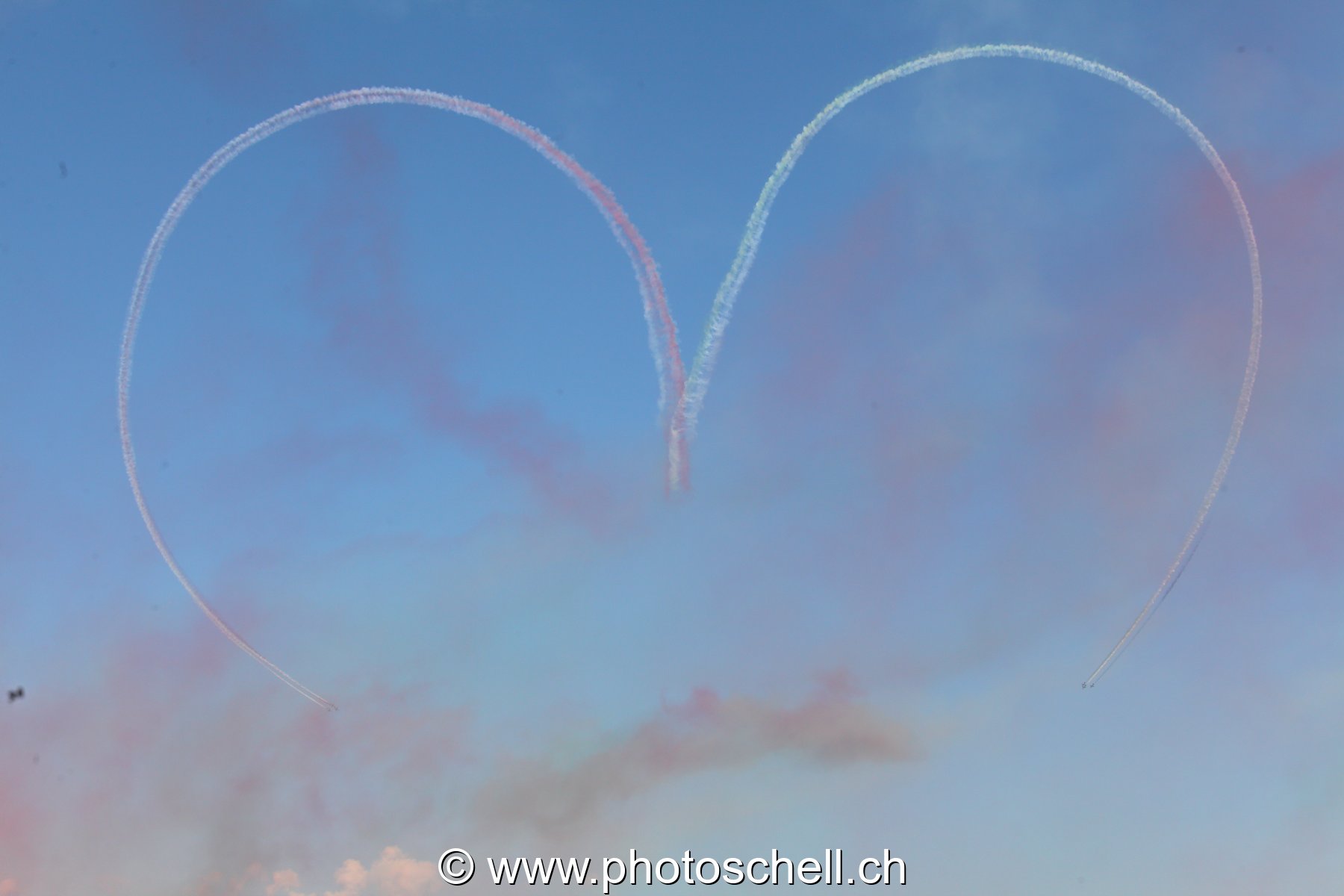 Coeur dans le ciel pendant Air 14