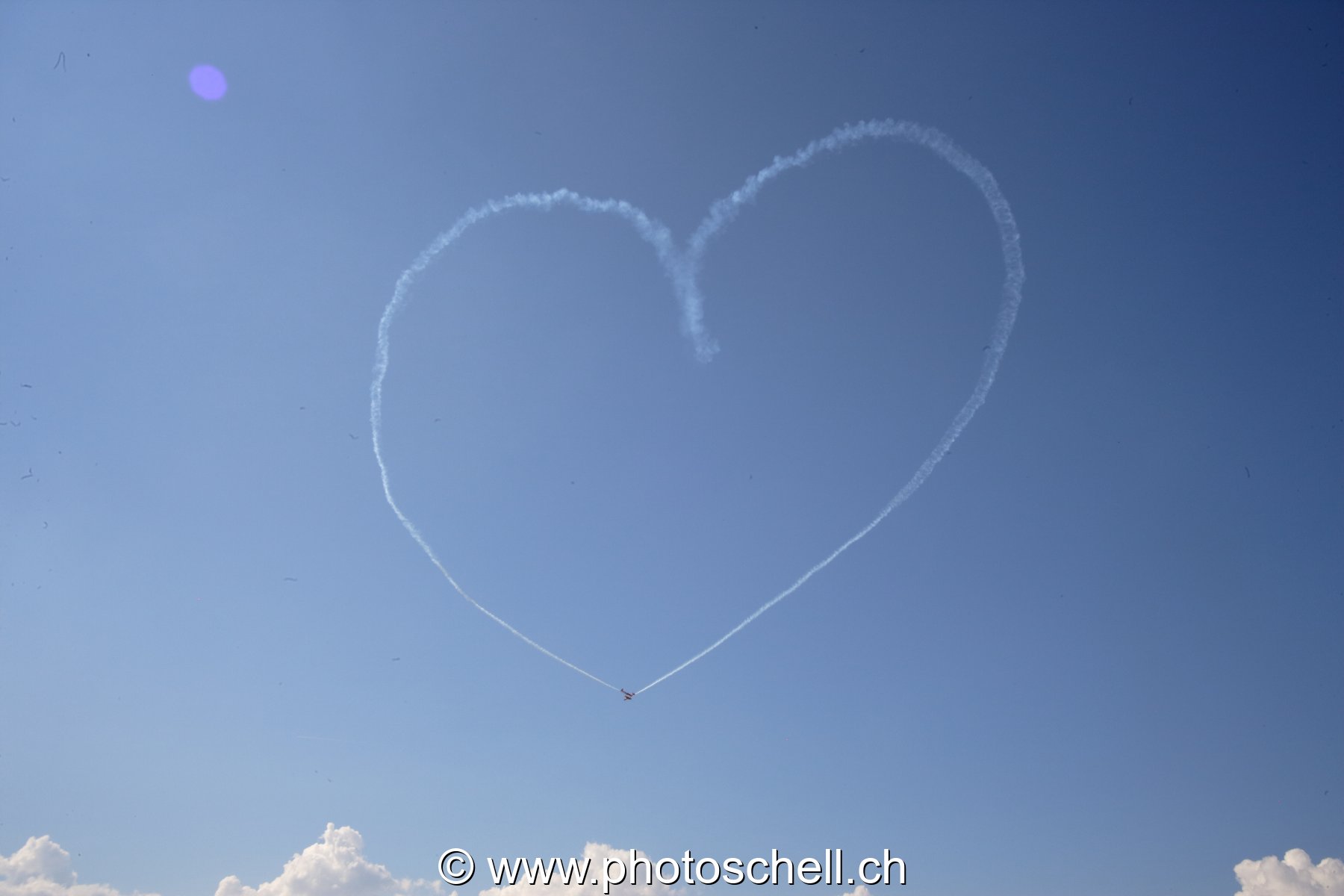 Coeur dans le ciel pendant Air 14