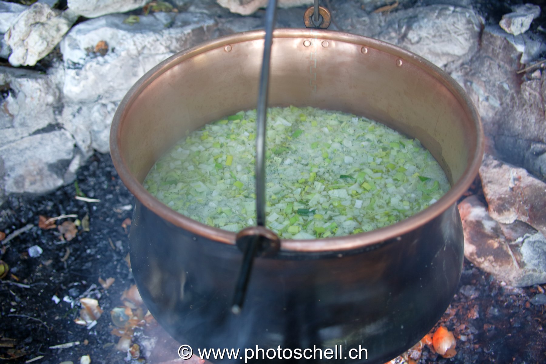 Chaudron sur le feu
