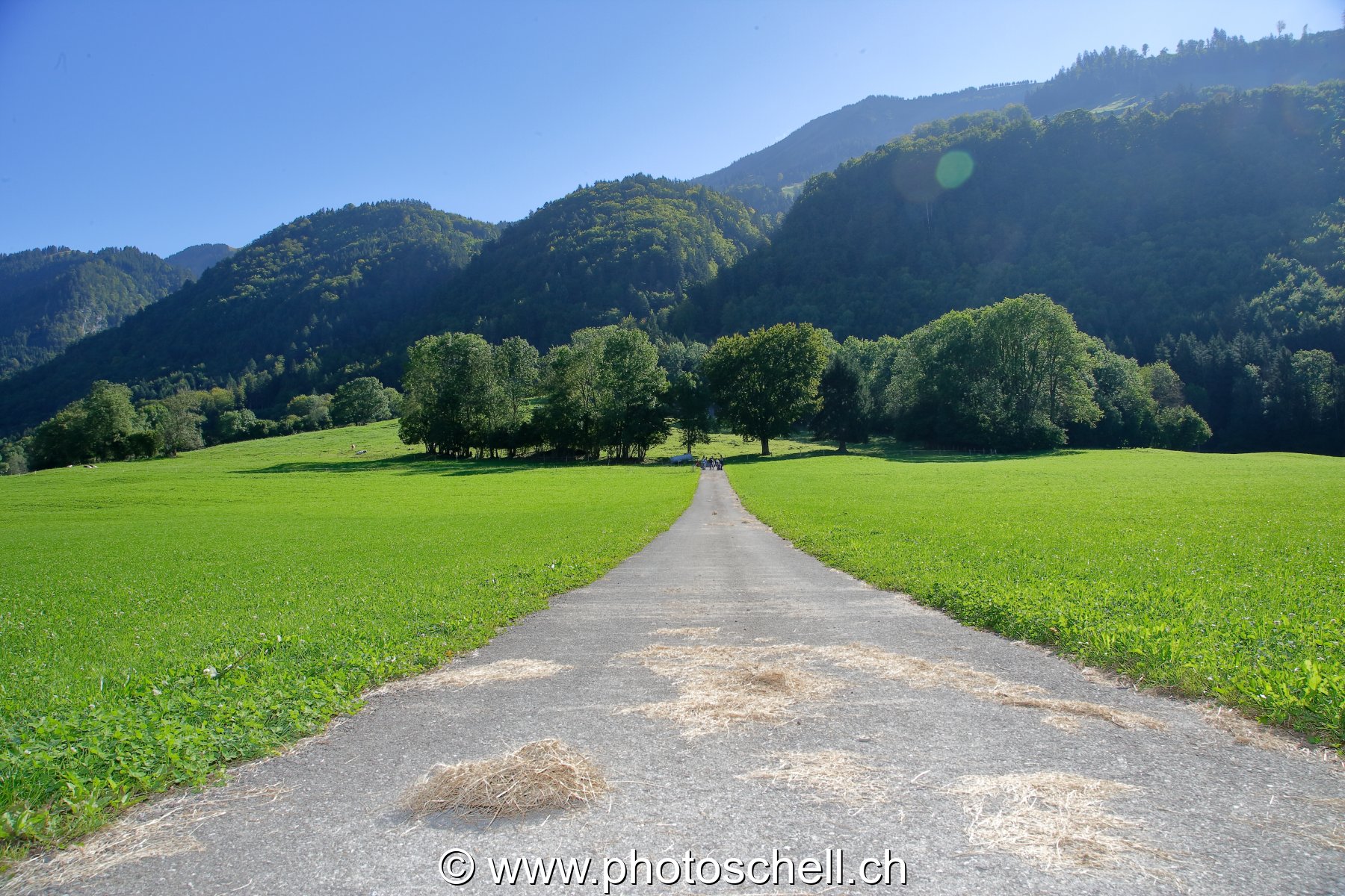 Route directe vers les préalpes