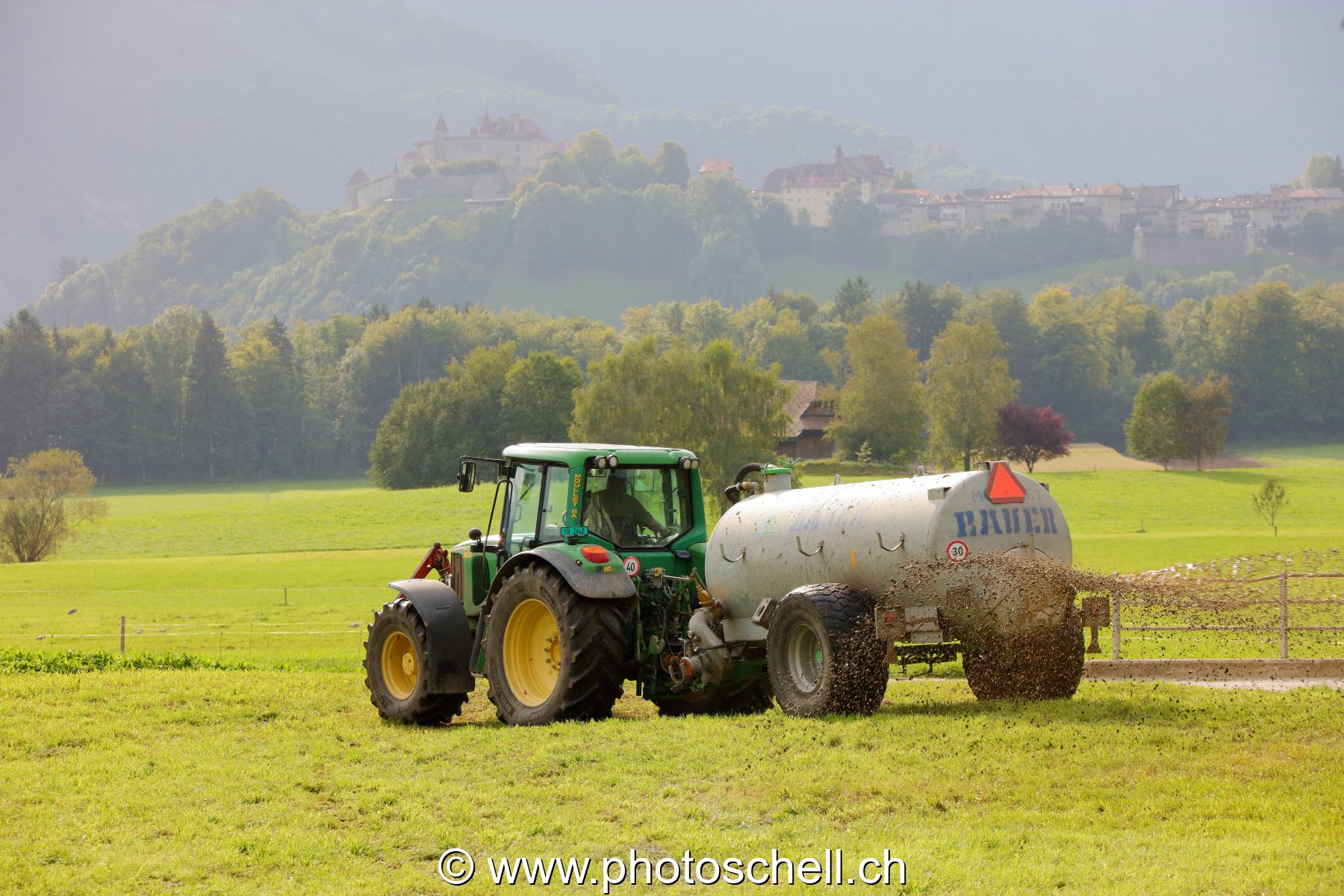 Epandage en gruyère