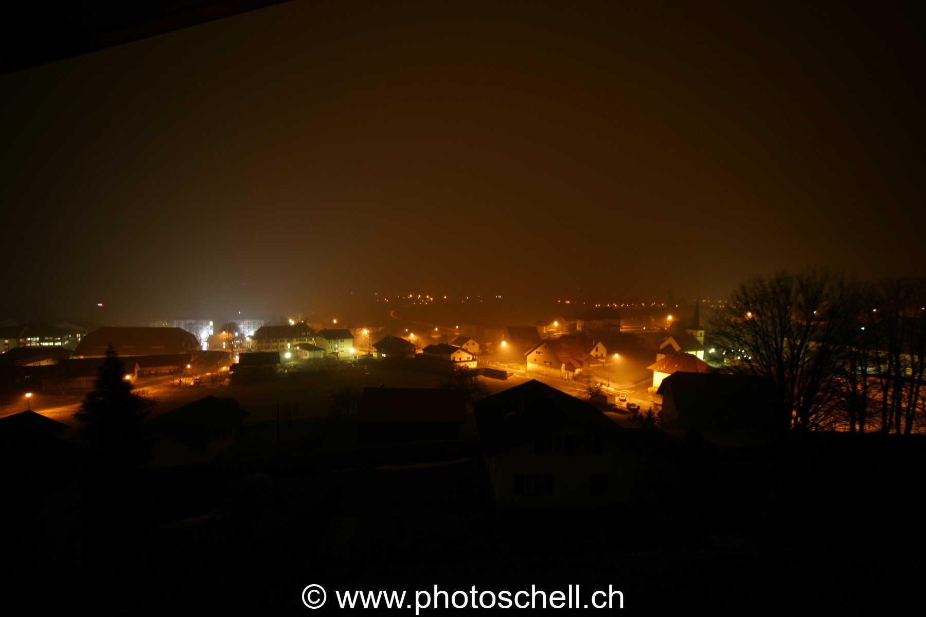 Marsens sous la pluie de février