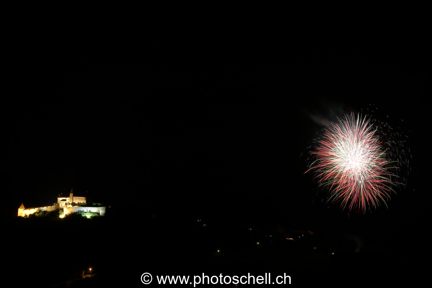 Fête du premier août à Gruyères