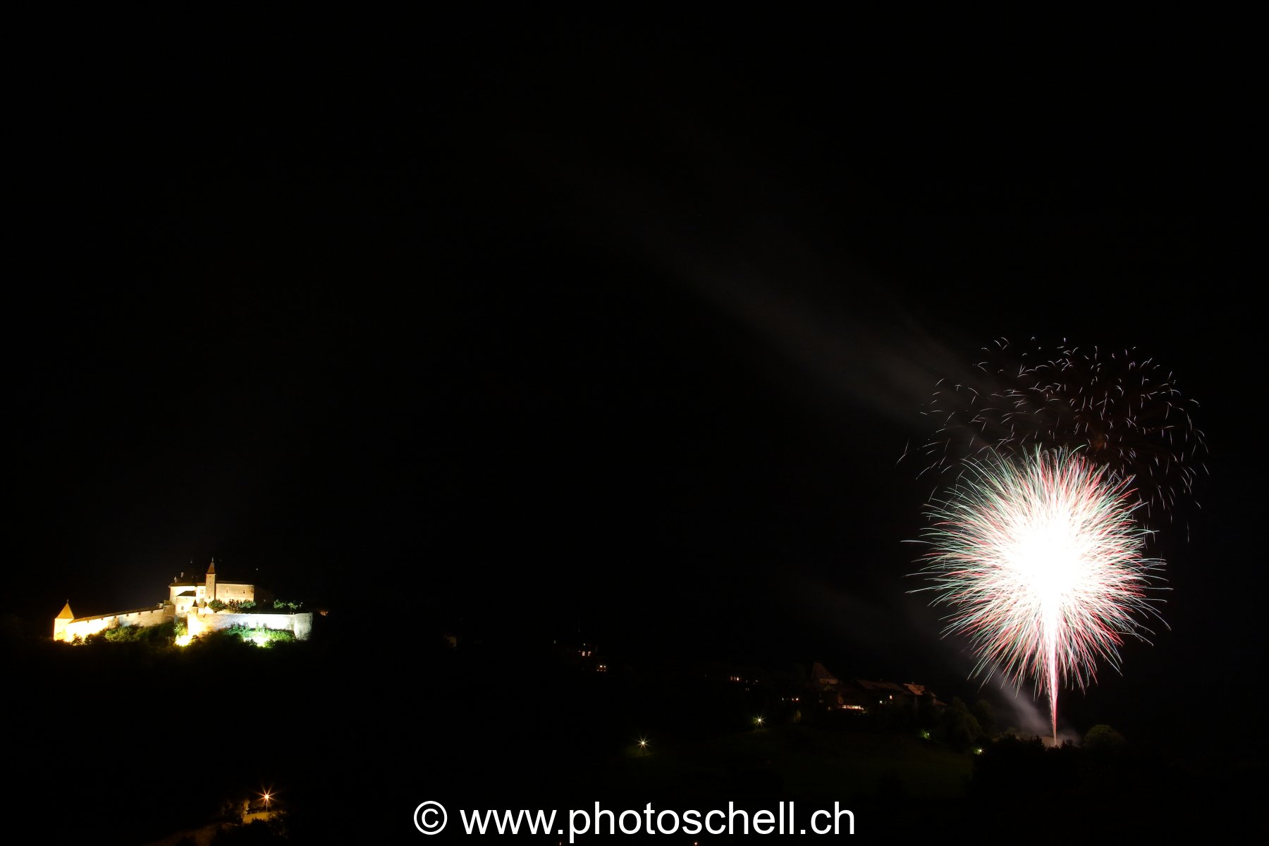 Fête du premier août à Gruyères