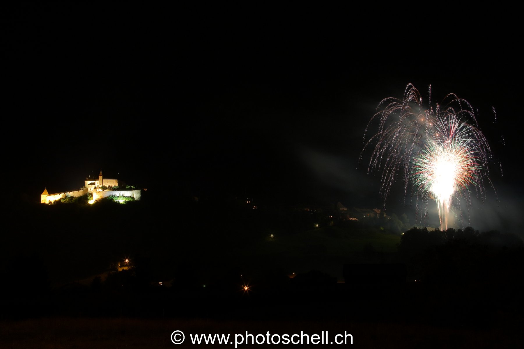 Fête du premier août à Gruyères