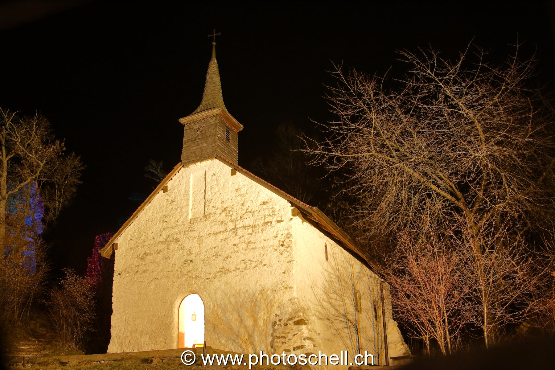 La chapelle de l'île d'Ogoz
