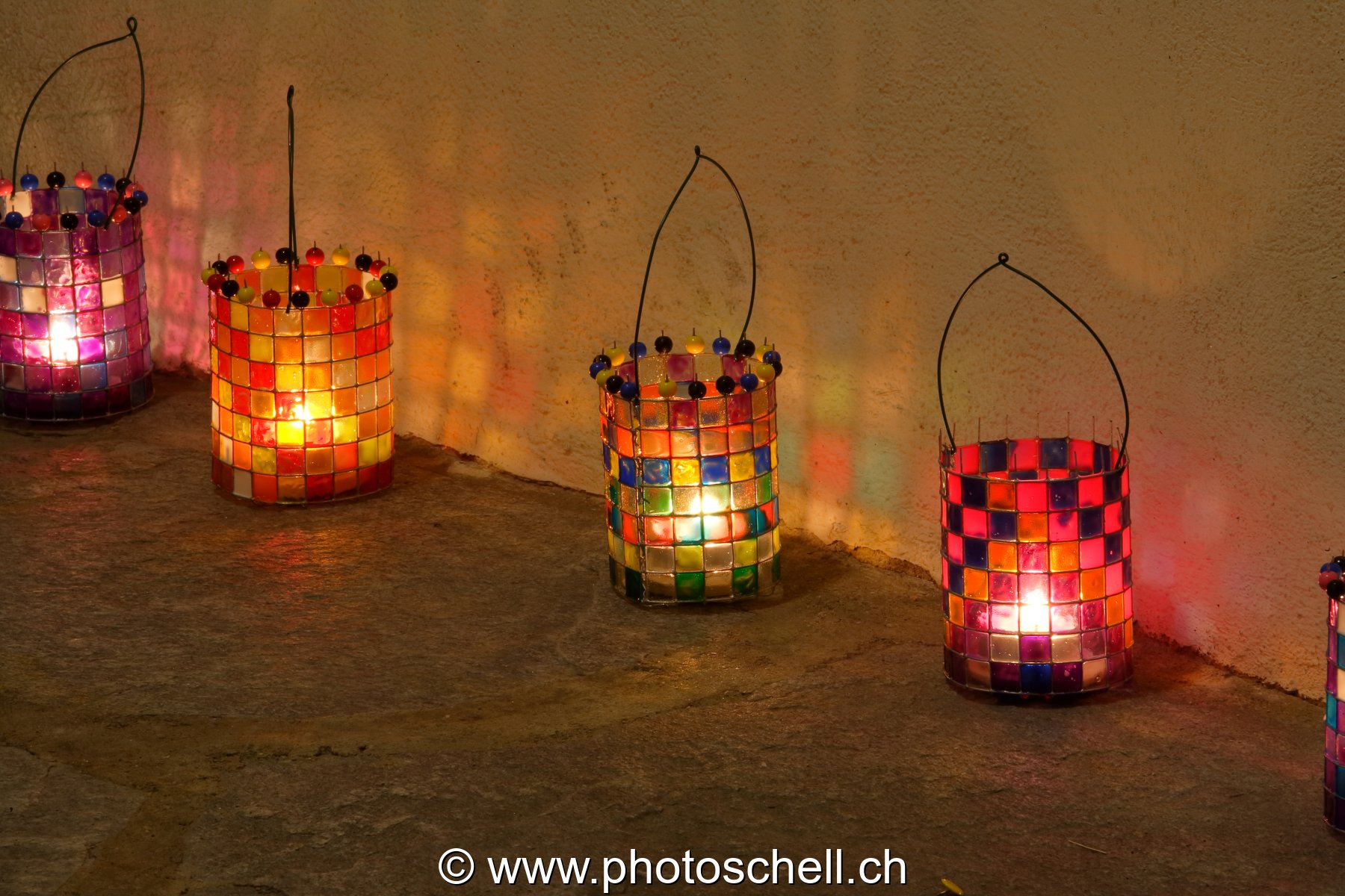 Lampions colorés