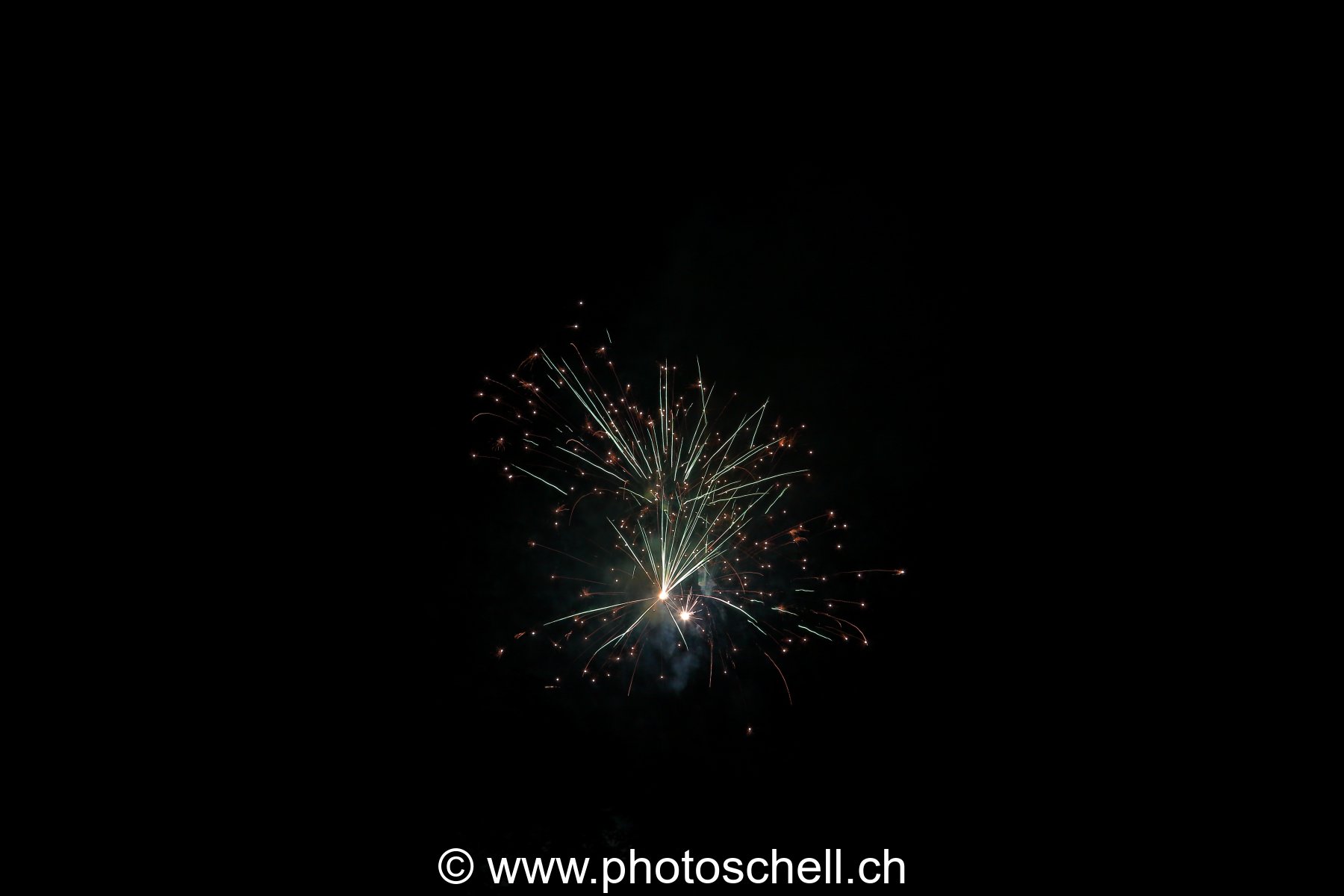 Feu d'artifice à Vuippens (1er août)